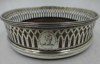 Antique George III Silver Coaster London 1791 (2 of 6) Antique George III Silver Coaster London 1791 (2 of 6)