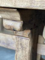 Superb Rustic Large Bleached Oak Farmhouse Table with Extensions (13 of 36) Superb Rustic Large Bleached Oak Farmhouse Table with Extensions (13 of 36)