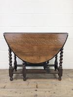 Early 20th Century Antique Oak Gateleg Table (5 of 12) Early 20th Century Antique Oak Gateleg Table (5 of 12)