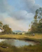 Lovely 'Chocolate Box Quality' Vintage 20thc English Landscape Oil Painting (11 of 15) Lovely 'Chocolate Box Quality' Vintage 20thc English Landscape Oil Painting (11 of 15)