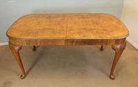 Burr Walnut Queen Anne Style Extending Dining Table c.1930 (5 of 13) Burr Walnut Queen Anne Style Extending Dining Table c.1930 (5 of 13)