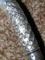 Edwardian Umbrella Hallmarked 1912 Silver Swan's Head Handle W/Inset Glass Eyes (10 of 17) Edwardian Umbrella Hallmarked 1912 Silver Swan's Head Handle W/Inset Glass Eyes (10 of 17)