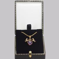Antique Seed Pearl & Amethyst Pendant 15ct Gold Victorian / Edwardian Necklace (9 of 10) Antique Seed Pearl & Amethyst Pendant 15ct Gold Victorian / Edwardian Necklace (9 of 10)