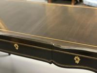 French black lacquer and brass bureau plat (6 of 11) French black lacquer and brass bureau plat (6 of 11)