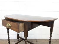 Antique Oak Demi-lune Console Table (10 of 14) Antique Oak Demi-lune Console Table (10 of 14)