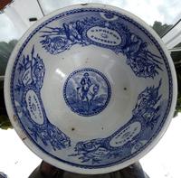 An Extremely Rare Pottery Napoleon Propaganda B&w Commemorative Bowl C.19thc (11 of 12) An Extremely Rare Pottery Napoleon Propaganda B&w Commemorative Bowl C.19thc (11 of 12)