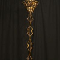 French Gilded Bronze & Crystal Chandelier (5 of 5)