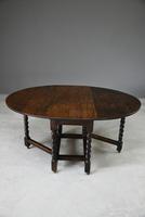 Oak Oval Drop Leaf Dining Table (5 of 12) Oak Oval Drop Leaf Dining Table (5 of 12)