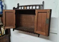 Arts & Crafts Tramp Art Antique Gothic Wall Cabinet (4 of 4) Arts & Crafts Tramp Art Antique Gothic Wall Cabinet (4 of 4)