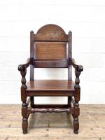 Pair of Antique Oak Throne Chairs (5 of 13) Pair of Antique Oak Throne Chairs (5 of 13)