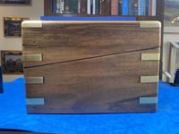 Victorian Brass-bound Walnut Writing Slope with Secret Drawers (37 of 39) Victorian Brass-bound Walnut Writing Slope with Secret Drawers (37 of 39)
