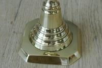 Pair of Large Victorian Beehive & Diamond Brass Candlesticks c.1890 - Pushers 11.75" (6 of 7) Pair of Large Victorian Beehive & Diamond Brass Candlesticks c.1890 - Pushers 11.75" (6 of 7)