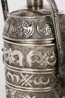 Chinese Pair of Qing Silver Metal Handled Lidded Containers (17 of 22) Chinese Pair of Qing Silver Metal Handled Lidded Containers (17 of 22)