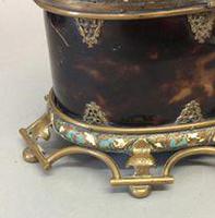 Mid 19th Century Faux Tortoiseshell Caddy (3 of 4) Mid 19th Century Faux Tortoiseshell Caddy (3 of 4)