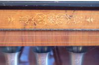 Victorian inlaid walnut pier cabinet on turned supports and original glass framed door (10 of 13) Victorian inlaid walnut pier cabinet on turned supports and original glass framed door (10 of 13)
