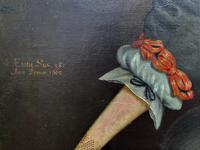Huge Period Antique 3/4 Length Oil Portrait Painting of 17th Century Lady (10 of 13) Huge Period Antique 3/4 Length Oil Portrait Painting of 17th Century Lady (10 of 13)