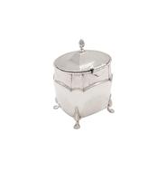 Antique Edwardian Sterling Silver Caddy 1906 (8 of 8) Antique Edwardian Sterling Silver Caddy 1906 (8 of 8)
