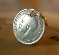 Antique Pocket Watch Chain Fob 1920 Silver Lucky Three Pence Old 3d Coin Fob (2 of 8) Antique Pocket Watch Chain Fob 1920 Silver Lucky Three Pence Old 3d Coin Fob (2 of 8)