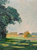Exquisite Original Early 20th Century Impressionist Farmland Landscape Oil Painting (6 of 12) Exquisite Original Early 20th Century Impressionist Farmland Landscape Oil Painting (6 of 12)