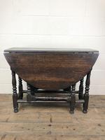 Antique 19th Century Small Oak Gateleg Table (6 of 8) Antique 19th Century Small Oak Gateleg Table (6 of 8)