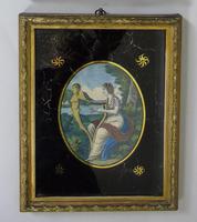 Pair of Georgian Engravings England and Ireland Verre Eglomise (5 of 5) Pair of Georgian Engravings England and Ireland Verre Eglomise (5 of 5)