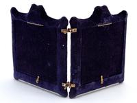 Decorative Edwardian Silver Double Folding Frame with a Floral and Bow Border (5 of 7) Decorative Edwardian Silver Double Folding Frame with a Floral and Bow Border (5 of 7)