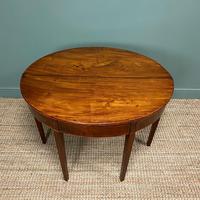 Georgian Mahogany Demi Lune Tea Table / Console Table (5 of 5) Georgian Mahogany Demi Lune Tea Table / Console Table (5 of 5)