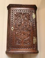 Mid 19th Century Carved Oak Corner Wall Cabinet (7 of 8) Mid 19th Century Carved Oak Corner Wall Cabinet (7 of 8)