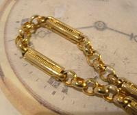 Vintage Pocket Watch Chain 1950s 12ct Gold Plated Large Fancy Link Albert Victorian Revival (5 of 12) Vintage Pocket Watch Chain 1950s 12ct Gold Plated Large Fancy Link Albert Victorian Revival (5 of 12)