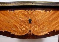 Serpentine Writing Table Louis XVI Style Inlaid Kingwood (15 of 19) Serpentine Writing Table Louis XVI Style Inlaid Kingwood (15 of 19)