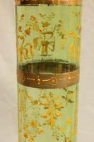 Antique Pair Moser Karlsbad Tall Green Glass Vases (8 of 10) Antique Pair Moser Karlsbad Tall Green Glass Vases (8 of 10)