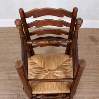 6 Oak Elm Rushwork Country Dining Chairs (5 of 10) 6 Oak Elm Rushwork Country Dining Chairs (5 of 10)