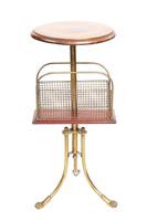 Victorian Brass & mahogany Revolving magazine stand Hall & son Patent (3 of 8) Victorian Brass & mahogany Revolving magazine stand Hall & son Patent (3 of 8)