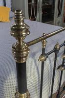 Handsome Victorian Naturally Aged Brass & Iron King Size Bed (5 of 8) Handsome Victorian Naturally Aged Brass & Iron King Size Bed (5 of 8)