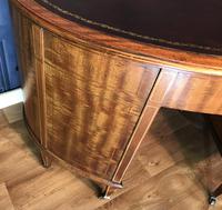 Edwardian Inlaid Mahogany Kidney Shaped Desk (20 of 21) Edwardian Inlaid Mahogany Kidney Shaped Desk (20 of 21)