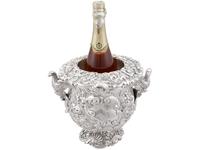 Antique George III Sterling Silver Wine Cooler (7 of 18) Antique George III Sterling Silver Wine Cooler (7 of 18)