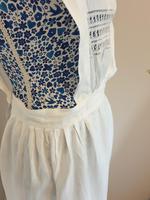 Victorian Cream Linen Maids Apron Pinafore (6 of 9) Victorian Cream Linen Maids Apron Pinafore (6 of 9)