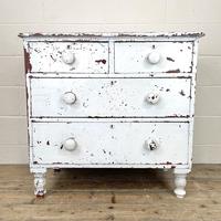 Small Distressed White Painted Victorian Chest of Drawers (2 of 10) Small Distressed White Painted Victorian Chest of Drawers (2 of 10)