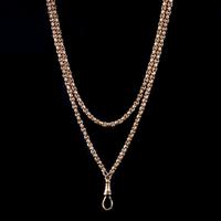 Antique Victorian Long Guard Chain Necklace 18ct Gold c.1880 (5 of 5) Antique Victorian Long Guard Chain Necklace 18ct Gold c.1880 (5 of 5)