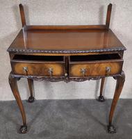 Mahogany Chippendale Style Table with Glass Gallery (5 of 10) Mahogany Chippendale Style Table with Glass Gallery (5 of 10)