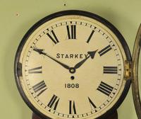Early Large Convex Wooden Dial Clock (6 of 10) Early Large Convex Wooden Dial Clock (6 of 10)