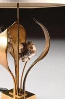 Impressive 1970 Gilt Bronze and Quartz Lamp by Willy Daro (7 of 10) Impressive 1970 Gilt Bronze and Quartz Lamp by Willy Daro (7 of 10)