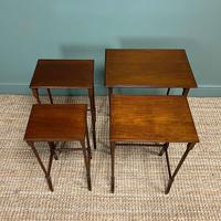 Stunning Set of Four Edwardian Antique Nest of Tables (5 of 5) Stunning Set of Four Edwardian Antique Nest of Tables (5 of 5)