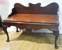 Unusual 19th Century Irish Mahogany Hall Bench (2 of 9) Unusual 19th Century Irish Mahogany Hall Bench (2 of 9)