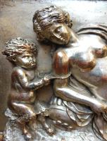 Silvered on Copper Wall Putti Plaque (3 of 12) Silvered on Copper Wall Putti Plaque (3 of 12)