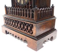 Rare Gallery Cuckoo Mantel Clock – German Black Forest Carved Bracket Clock (2 of 13) Rare Gallery Cuckoo Mantel Clock – German Black Forest Carved Bracket Clock (2 of 13)