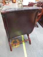 Chesterfield Red Leather Slipper Chair (4 of 4) Chesterfield Red Leather Slipper Chair (4 of 4)