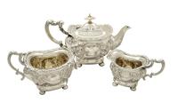 Antique Edwardian Sterling Silver 3 Piece Bachelor Tea Set 1903 (10 of 10) Antique Edwardian Sterling Silver 3 Piece Bachelor Tea Set 1903 (10 of 10)