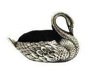 Antique Edwardian Sterling Silver Swan Pin Cushion 1907 (6 of 8) Antique Edwardian Sterling Silver Swan Pin Cushion 1907 (6 of 8)