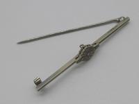 Art Deco 18ct White Gold, Platinum & Diamond Brooch (6 of 7) Art Deco 18ct White Gold, Platinum & Diamond Brooch (6 of 7)